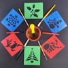 Washable Plastic Christmas Stencils Set of 6 by BCreative ®