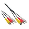 InLine® 2m 3x RCA Male to Male AV Cable