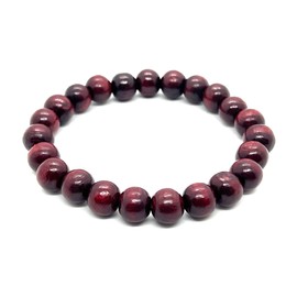 Cultivate Peace: 10mm Rosewood Stretch Bracelet - Wrist size 7.5 Inches