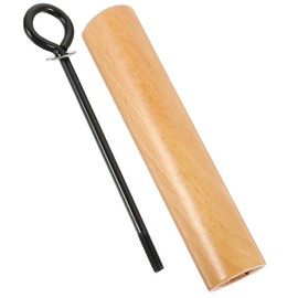 Mikinona Wok Handle Wok Accessories Detachable Handle Cookware Pan Replacement Pot Grip Replacement Wooden Pan Universal Wooden Cookware Beech Iron