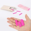 100 Pcs Double Sided Mini Nail Files,180/240 Grit Portable Emery