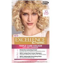 L'Oréal Paris Excellence Creme, 10 Very Light Blonde (100 Percent Grey Coverage)