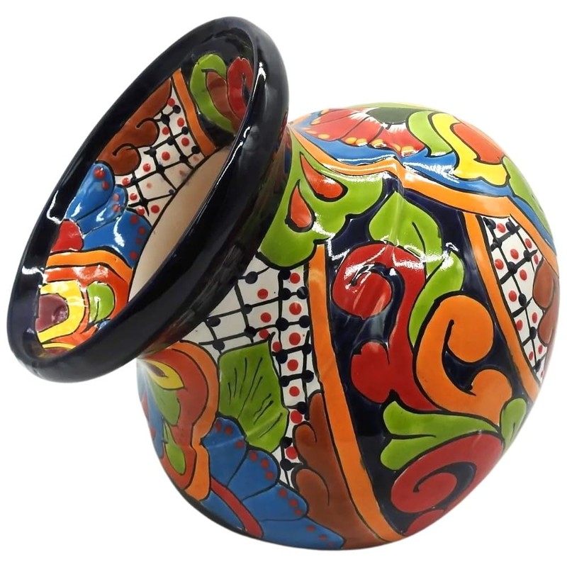 Talavera Pottery Store Welcome Planter Small Hand Painted Pot On