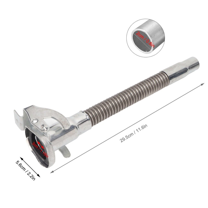 Gas Can Spout Carbon Steel Plate Sturdy Durable Gas Can