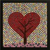 ALEA Mosaic 20 cm Mosaic Set with Solid Wood Frame