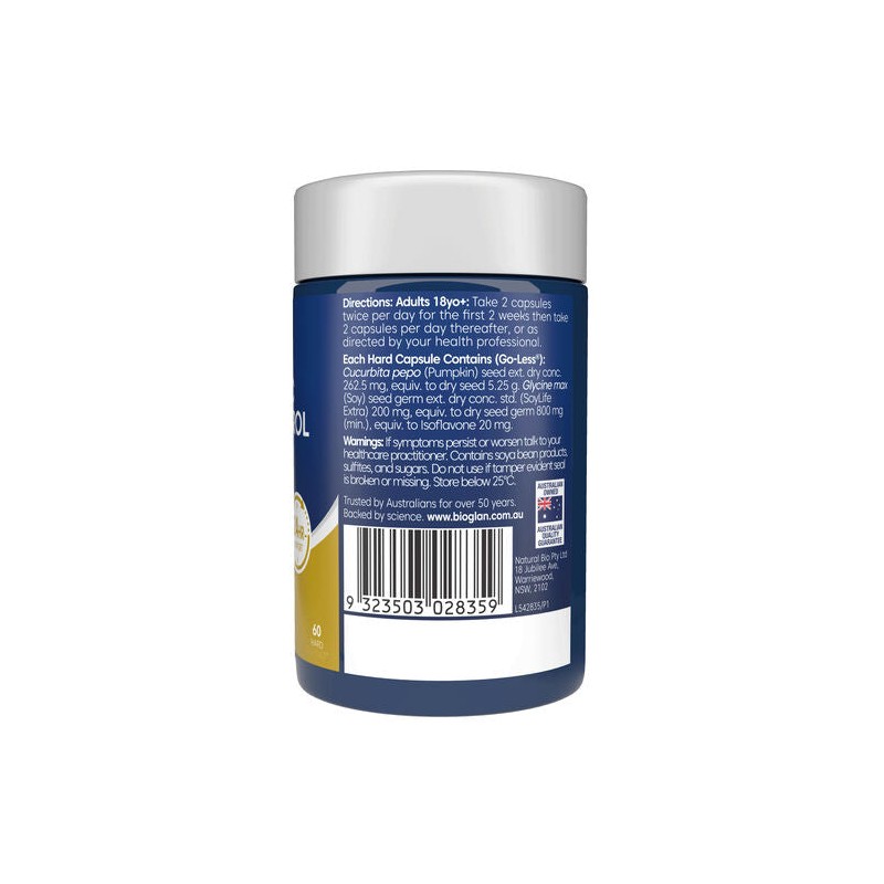 Bioglan Therapeutic Bladder Control 60 Capsules