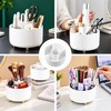 Rotating Makeup Organizer for Daily Beauty Storage – Easy-Access Plastic
