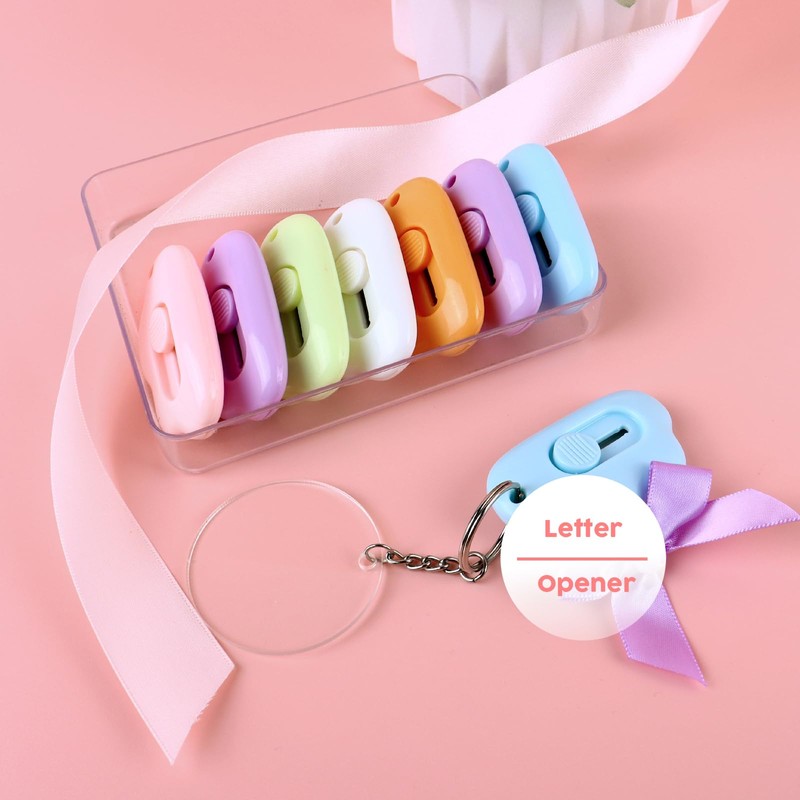 6 Pack Box Cutters Retractable - Cloud Mini Package Opener