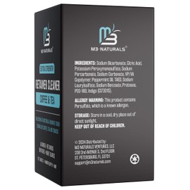 M3 Naturals M3 Naturals Coffee and Tea Retainer Cleaner Tablets, FSA HSA Approved, Removes Odors, Stains, and Plaque, 4-Month Supply, Denture Cleanser for Caffeine Enthusiasts