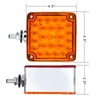 LBRST Red+AmberSquare 52 Led Double-Face Pedestal Fender Light LED Stop