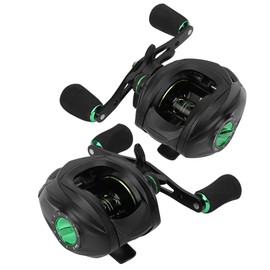 Keenso Fishing Reel Bearings, HL Metal Wheel Baitcasting Reel Left/Right Hand Magnetic Brake Fishing Accessory(Left) Fishing reels and fishing maintenance tools