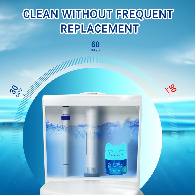 Simple Life Toilet Bowl Cleaner, Automatic Toilet Bowl Cleaner, Long-Lasting