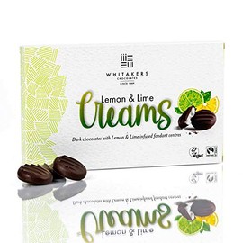 Whitakers Lemon and Lime Creams Fairtrade, Vegan, 0.15 kg