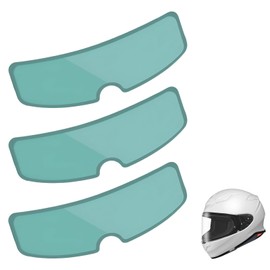 3 PCS Anti Fog Film for Helmet, Anti Fog for Helmet Visor, Motorbike Helmet Visors Film, Helmet Anti-Fog Visor, Sunshade, Waterproof and Anti-Fouling, Suitable for Riding in Wet and Cold Weather