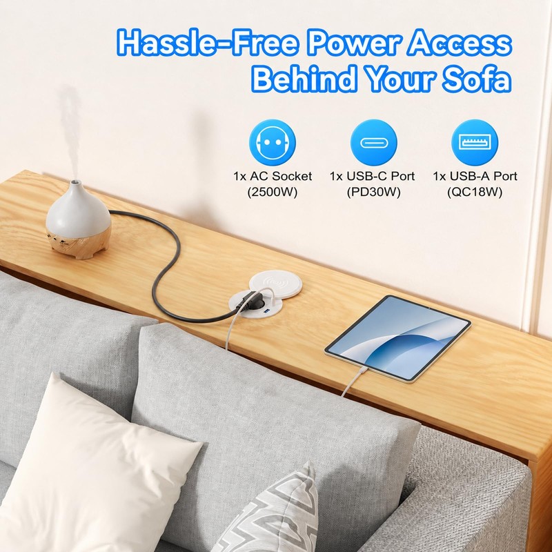 Pindus Presa da incasso con USB-C PD 30 W e