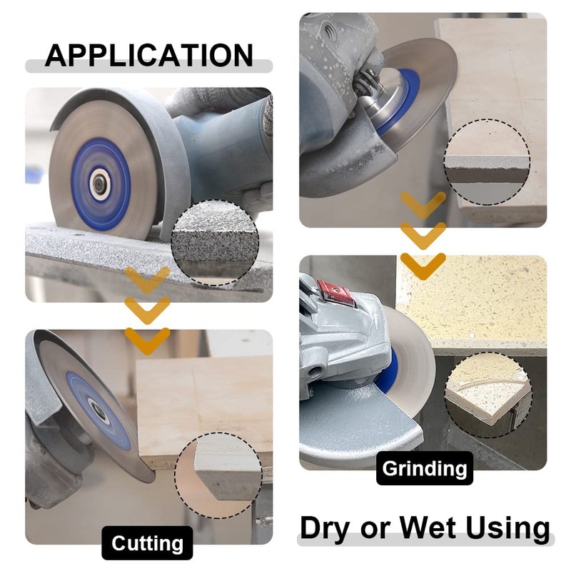 SHDIATOOL Diamond Cutting and Grinding Disc for Angle Grinder with