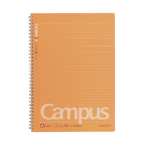 Kokuyo Campus Twin Ring Notebook A4 A Case-T225AT (japan import)