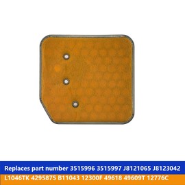 Ortopia Automatic Transmission Filter and Gasket kit Compatible with 1980-2002 Grand Cherokee Comanche Wagoneer Wrangler, 1978-1999 Dakota Ram 1500 2500 3500 Aspen charger Replace 3515996 3515997