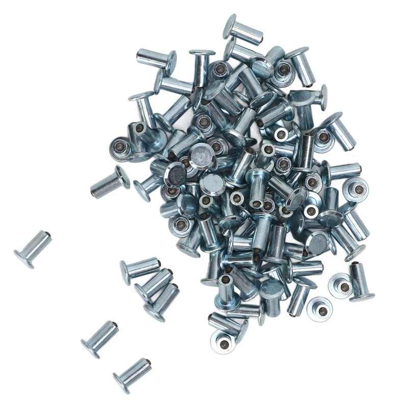 100PCS Non Slip Tire Studs Replacement Universal Wheel Metal Studs