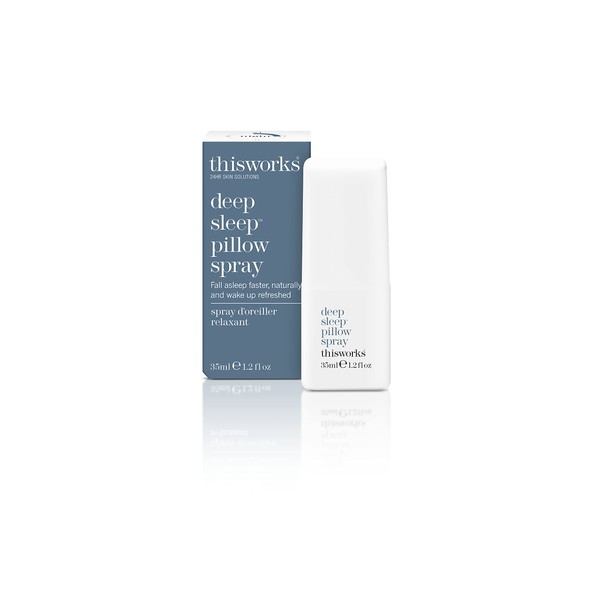 THISWORKS Deep Sleep Pillow Spray: Fast-Acting Natural Rest Aid with Lavender for Relaxation, 35 ml 1.2 Fl Oz (Pack of 1)