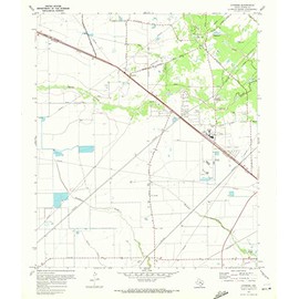 YellowMaps Cypress TX topo map, 1:24000 Scale, 7.5 X 7.5 Minute, Historical, 1970, Updated 1972, 26.9 x 23 in - Tyvek