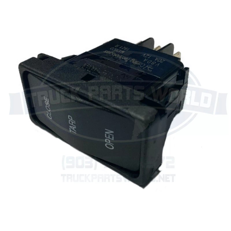 US Tarp Dump Truck Tarp Rocker Switch,12V, Double Momentary, Tarp