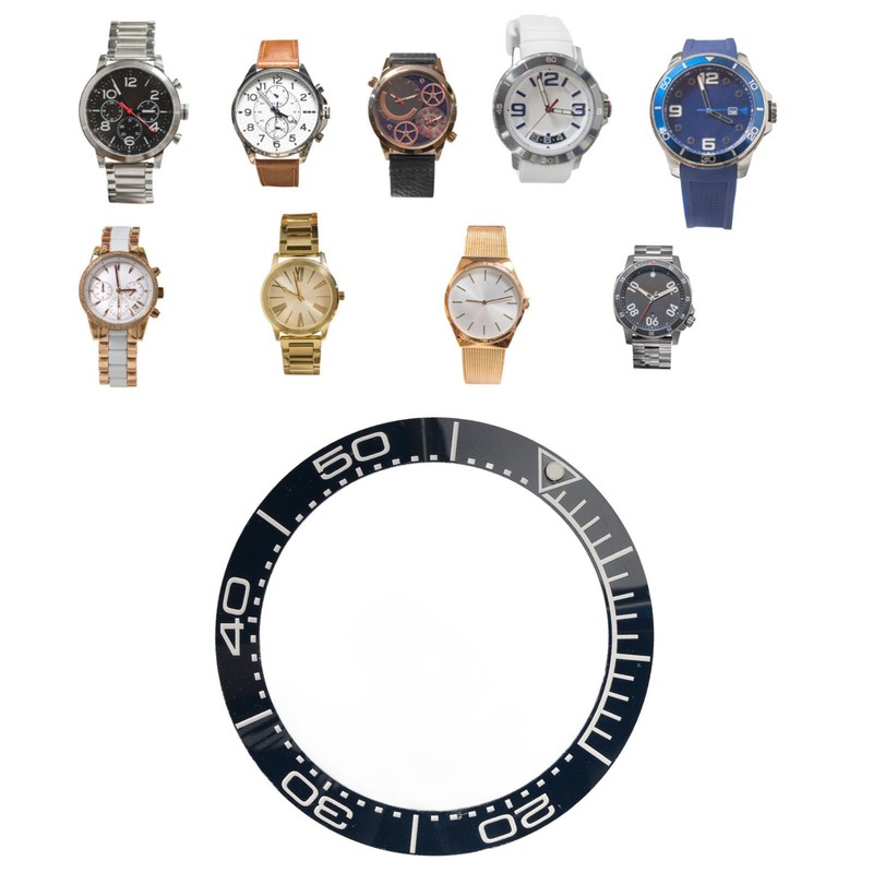 Ceramic Watch Bezel Ring Professional 41.5mm Watch Bezel Insert Replacement