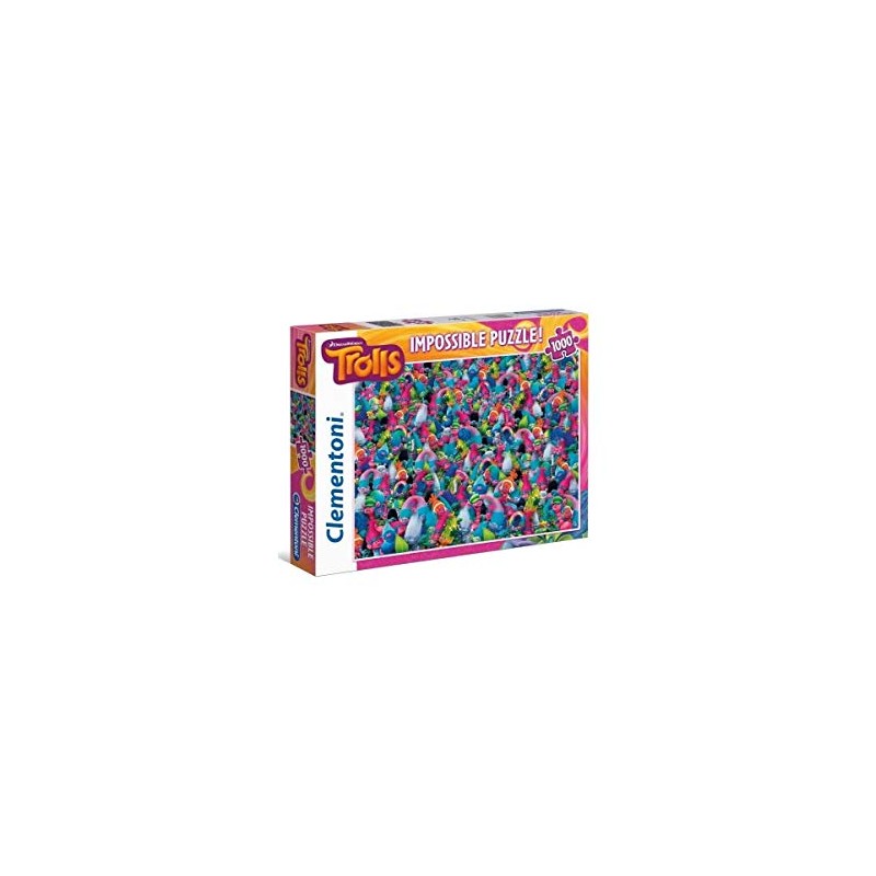 Clementoni 39369 - Trolls - 1000 Teile Puzzle (schwer)