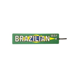 Ali Air Freshener Brazilian Way Road Sign Car Air Freshener