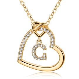 M MOOHAM Letter Necklace for Women, Letter Necklace Initial Necklace for Women G Necklace for Girls Necklaces for Teen Girls Jewelry Teen Girl Gifts Trendy Stuff Gifts for Teen Girls