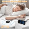 ROCAM Digital Alarm Clock for Bedrooms with Large Display, Loud