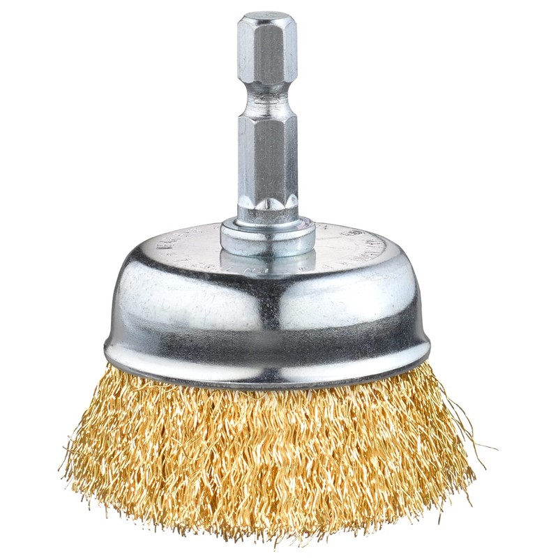 kwb Cup Brush, Fine, Brass Wire, Diameter 50 mm for