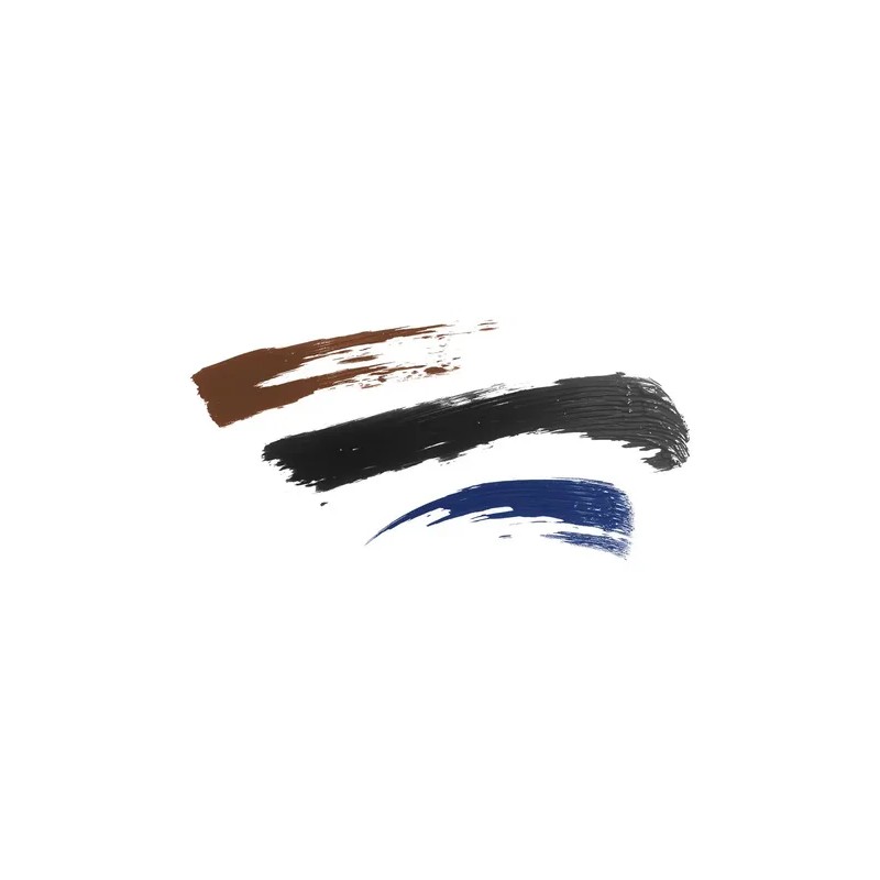 Pack X3 Máscaras Pestañas 10 Aceites Negra Café Azul Yuya