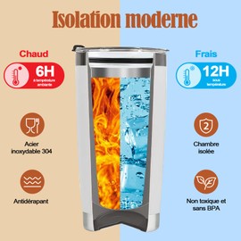 Meilleure Amie Cadeau - 20 oz Travel Insulated Tumbler, Cadeaux Pour Les Amis, Cadeaux D'anniversary, Cadeau Meilleure Amie Femme, Cadeau Pour Une Amie