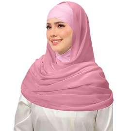 XGOPTS Muslim Hat, Hijab Set, Women's, Turban Cap, Middle East, Indian Hat, UV Protection, Turban, Bandana Cap, Windproof, Headcover, Headcover, Breathable, Sweat Absorbent, For Prayers, Worships,