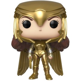 Funko Pop! Movies: Wonder Woman 1984 - Wonder Woman Gold Power (Metallic), Multicolor, (Model: 46658)