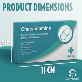 SC Products Joke Pill Box Rude Gifts for Men - Prank Dad Birthday Gifts - Prank Joke Box with Realistic Prescription Bag Mens Gifts - Funny Gifts for Men, Birthday Gifts for Men