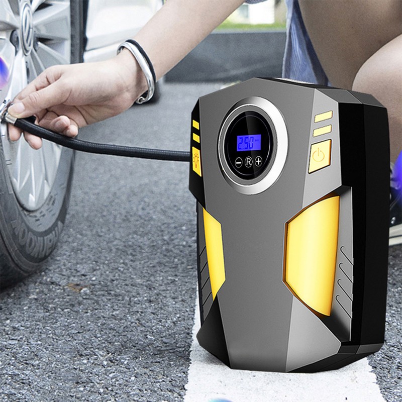 Digital Tire Inflator 12V DC Portable Air Compressor Pump 19
