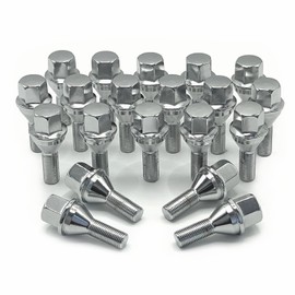LANLWOS M12x1.25 Wheel Lug Bolts 611-005 20pcs, 25mm Shank One-Piece Style Wheel Bolt for 2014-2024 Jeep Cherokee, and for Chrysler/Dodge/Jeep etc