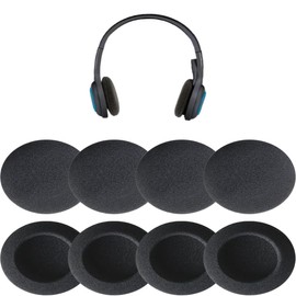Zhenghebuy 4 Pairs 55mm Ear Pads,Headphone Earpad Covers,Ear Cushions Foam,Ear Cushions for Headset,Headset Ear Pads Replacement,Headset Sponge Covers