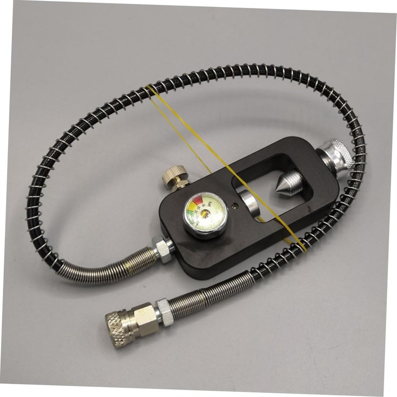 KOMBIUDA Diving Oxygen Bottle Inflation Valve Adapter Charge Valve for