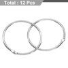 HARFINGTON 12pcs Binder Rings 3 Inch Loose Leaf Binder Ring