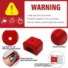 AOAUTO Red Alnico U-Shape Horseshoe Magnet for Nails, 25 Pounds