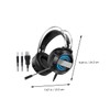 STOBOK High Sensitivity Gaming Headphones Headset Microphone Stereo Headset for