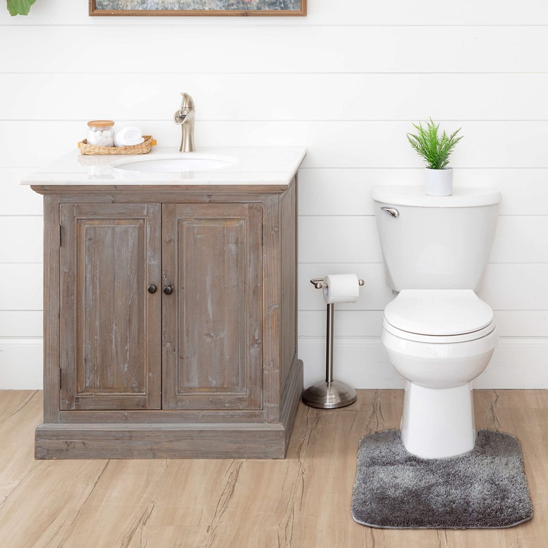 Mohawk Home Pirates Well Bath Medium Grey 1' 8" x