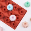 Molde de silicona con espiral, 15 cavidades, 11.5 x 6.6