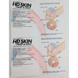 Make Up Forever Twist & Light Radiant Finishing Loose Powder x2 Sample Cards