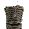 Van der Leeden Drypot® Rattan Planter Grey Approx. Diameter 17
