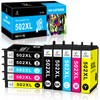 LeciRoba 502XL Printer Cartridges for Epson Printer Cartridges 502 502XL