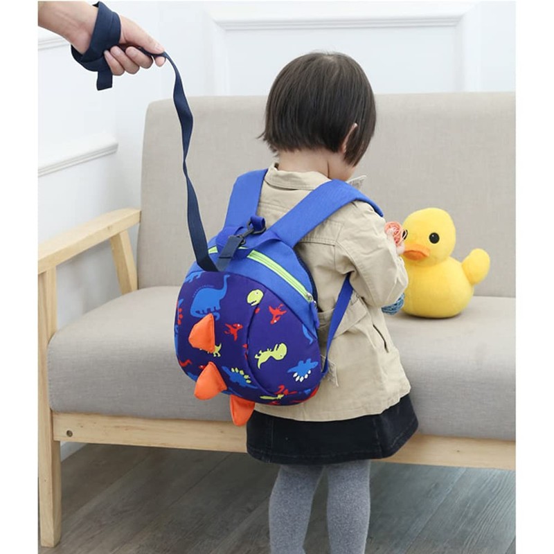Cosyres Toddler Dinosaur Baby Backpack with Reins, Kids Bag Safety